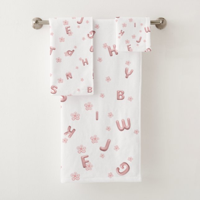 Enfants mignons ABC Alphabet flower Enfants B2S (En situation)