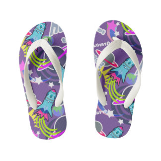 Enfants Navette Spatiale Violet. Les tongs de l'enfant