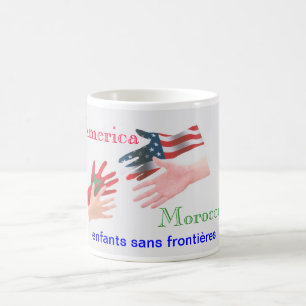 enfants ohne frontières Marokko-Kinderteeschale Kaffeetasse