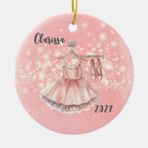 Enfants personnalisés Ballerina Ornement de Noël