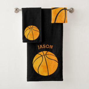 Enfants Personnalisés Basket-ball Sports Noir