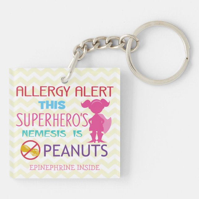 Enfants personnalisés d'allergie d'arachide de (Dos)