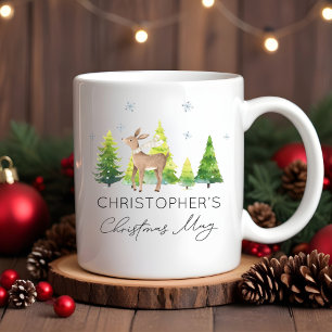 Enfants personnalisés Noël mignon Coco Chaud Mug