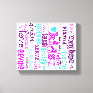 Enfants Printemps Pastels sur toile