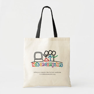 Enfants sur le sac fourre-tout à ordinateurs