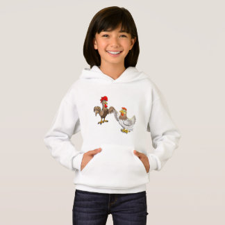 Enfants Sweat - shirt à capuche avec un Hen et un 