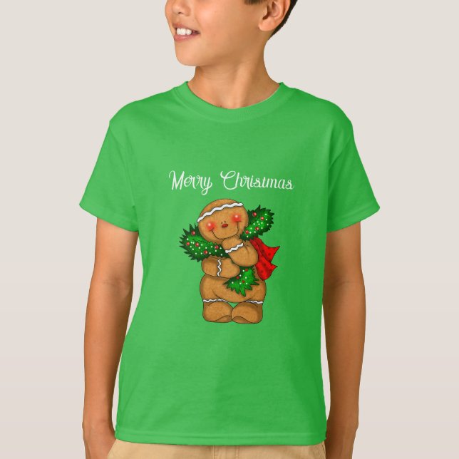 Enfants T-shirt Gingerbread Personne (Devant)