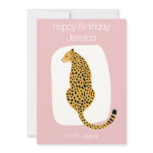 Enfants thème d'anniversaire carte alphabet J