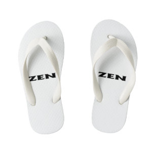 Enfants Tongs de bébé blanc rouge zen