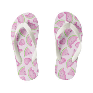 Enfants Tongs Été Enfant à Motif Pastèque Rose
