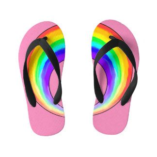 Enfants tongs _ rainbow girl