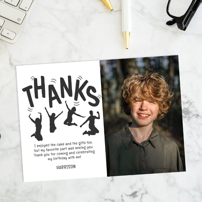 Enfants Trampoline Anniversaire Merci de fête (Créateur téléchargé)