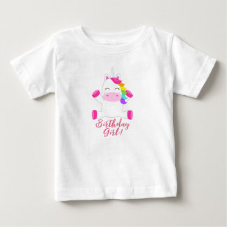 Enfants Unicorn Gold Yeux Horn T-shirt Birthday