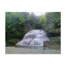 Enfield Glen fällt in Ithaca, NY Postcard