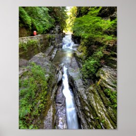 Enfield Glen, Robert H Treman Staat Park, NY Poster
