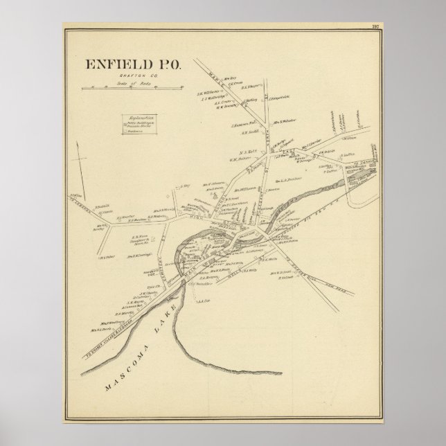 Enfield PO, Grafton Co Poster (Vorne)