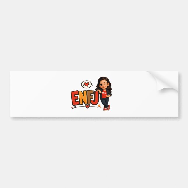 ENFJ AUTOAUFKLEBER (Vorne)