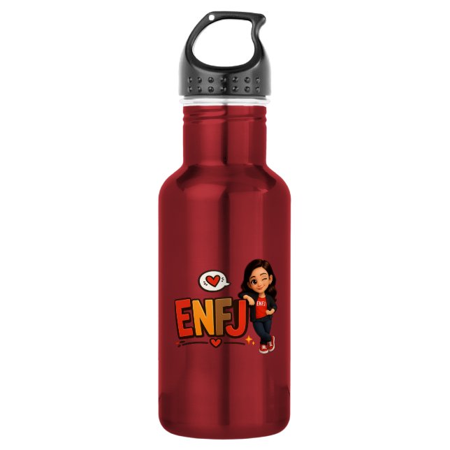 ENFJ EDELSTAHLFLASCHE (Vorderseite)