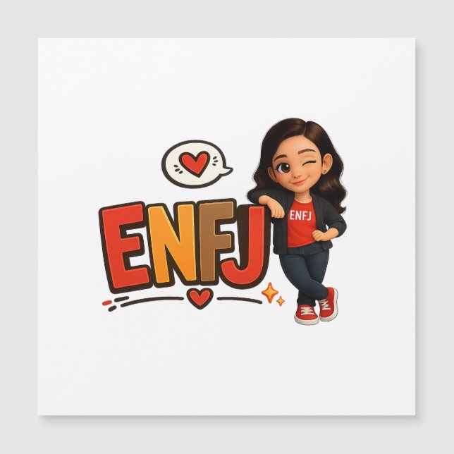 ENFJ MAGNETKARTE (Vorderseite)