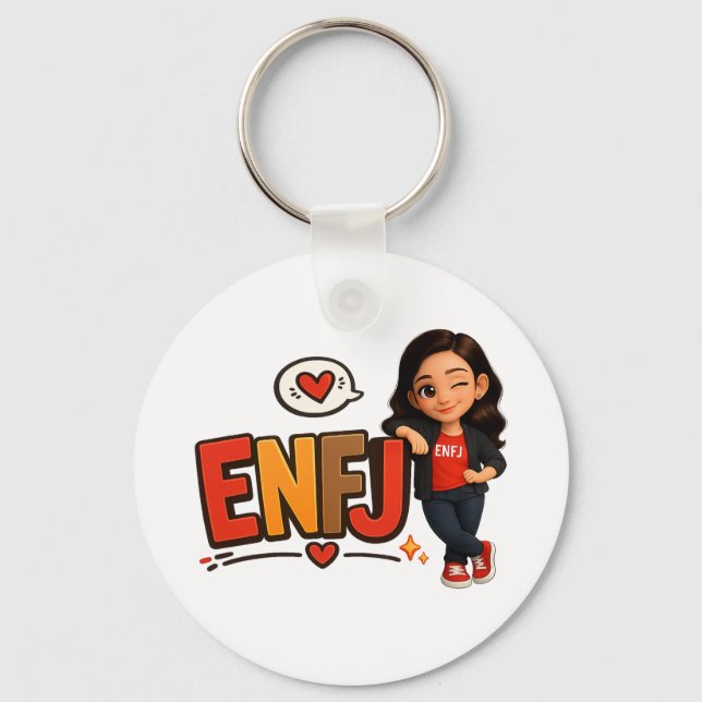 ENFJ SCHLÜSSELANHÄNGER (Vorderseite)