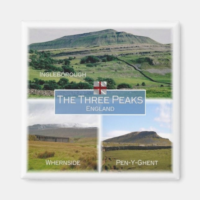 ENG003 DALES NATIONAL PARK, Yorkshire, Kühlschrank Magnet (Vorne)