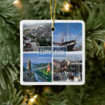 ENG029 BRISTOL, England, Keramikornament<br><div class="desc">Hier finden Sie das Andenken Ihres Urlaubs. Diese Kategorie enthält Keramik Ornament von vielen Orten in Europa. (ENG029 BRISTOL, England, Europa, Keramik Ornament). Erleben Sie Freunde und Verwandte mit den einzigartigen Souvenirs von Ihrer großartigen Reise. Probier uns! #LeoPepeDesign - River avon's Great britain, Clifton-Hängebrücke, Bristol-Hafen Luftsicht, Europa vereinte Königreich Eingland,...</div>