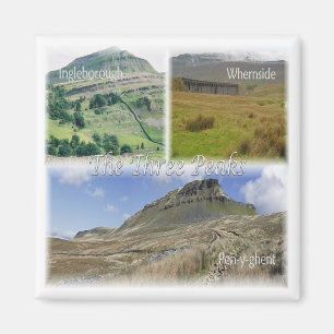 ENG069 THE DREI PEAKS, Yorkshire, Kühlschrank Magnet