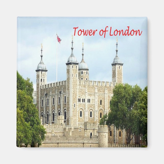 ENG079 TOWER OF LONDON, England, Kühlschrank Magnet (Vorne)