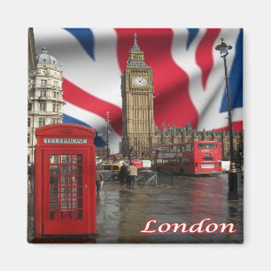 ENG082 BIG BEN, DOPPELDECKERBUS, Kühlschrank Magnet