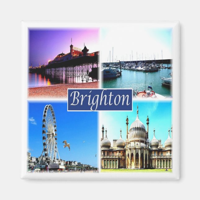 ENG098 BRIGHTON, England, Europe, Fridge Magnet (Vorne)