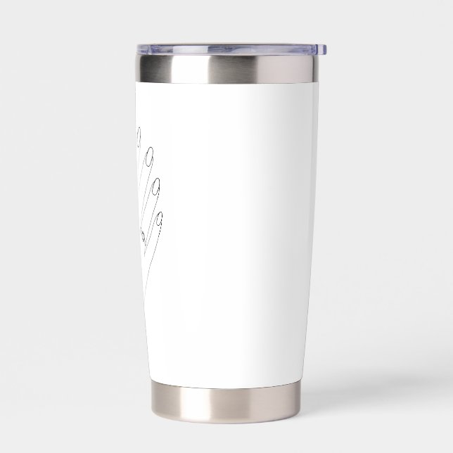 Engaged Future Mrs. Tumbler personalised  Pool Thermobecher (Links)