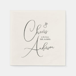 Engagement Cheers to the future Mr. and Mrs. Serviette