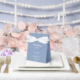 Engagement Party Elegante Chic Dusty Blue Vielen D Geschenkschachtel