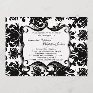 Engagement Party Elegante Hochzeit Einladung