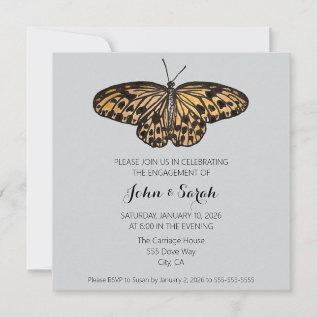 Engagement Party Invitation Karte (Vorderseite)