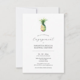 Engagement Party Invitations Tropical Pineapple Einladung