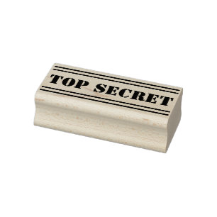 Enge Stripes Schwarzes + Ihre Mitteilung: STRENG Gummistempel