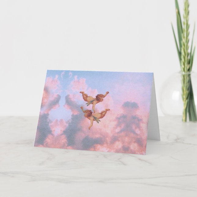 Engel am Himmel Karte (Vorderseite)