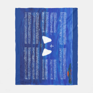 Engel an Arbeits-heilender Musik-Kunst Fleecedecke