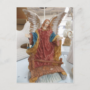 Engel auf der Brücke Postkarte