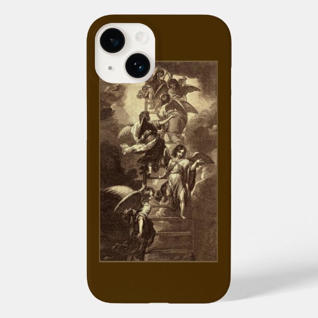 Engel auf einer himmlischen Leiter Case-Mate iPhone 14 Hülle (Rückseite)