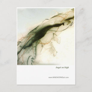 Engel auf Hoch Postkarte