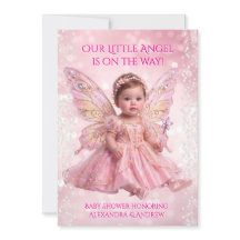 Engel-Baby-Party Pink Gold Feenflügel