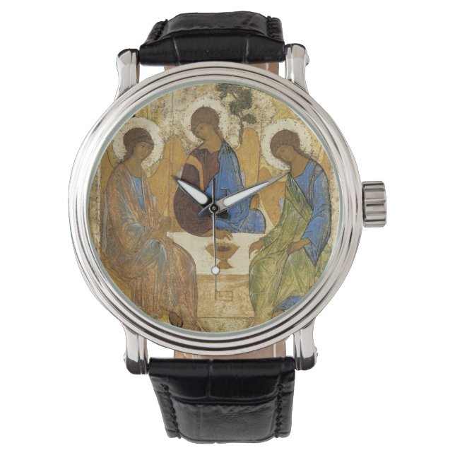 Engel bei Mamre Trinity Watch Armbanduhr (Vorderseite)
