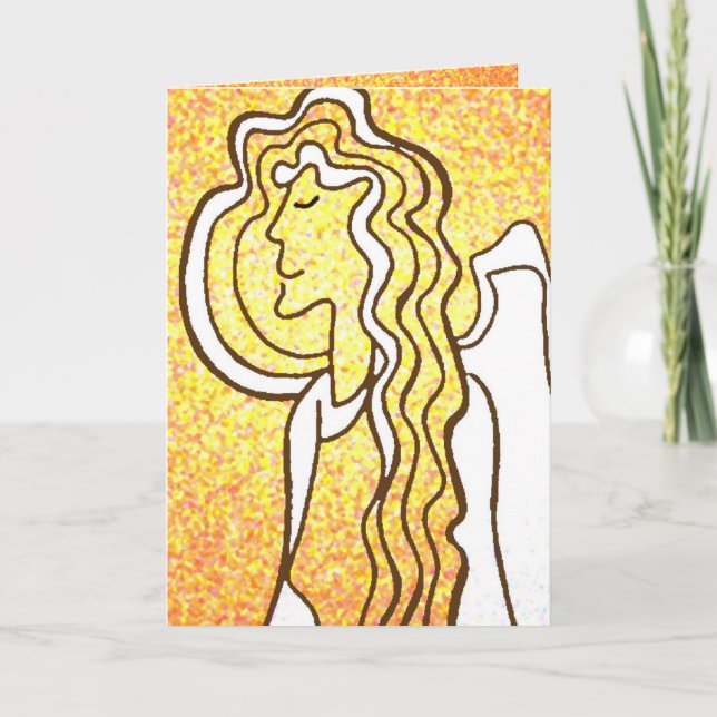 Engel beobachten über dich karte (Vorderseite)