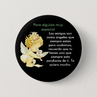 Engel de Amistad Button
