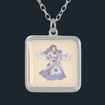 Engel der christlichen Lilie Blume Versilberte Kette<br><div class="desc">Lily Angel Necklace, Angel Bekleidung, Angel T - Shirt, Angel Geschenke von ArtMuvz Illustration. Matching Charming Lily Angel T - Shirt für Mama, Vater, Kinder, Baby. Christlicher Engel Geburtstag und Weihnachtsgeschenke, Tote Tasche, Tasse, Hut. Engel-Geschenke sind eine nachdenkliche und sinnvolle Art, jemandem zu zeigen, den man pflegt. Engel-Geschenke können religiös...</div>