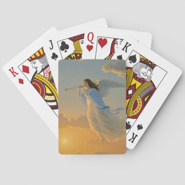 Engel der Dämmerungs-Spielkarten Spielkarten (Rückseite)