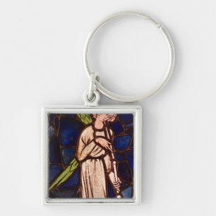 Engel, der eine Trompete, c.1280 spielt Schlüsselanhänger