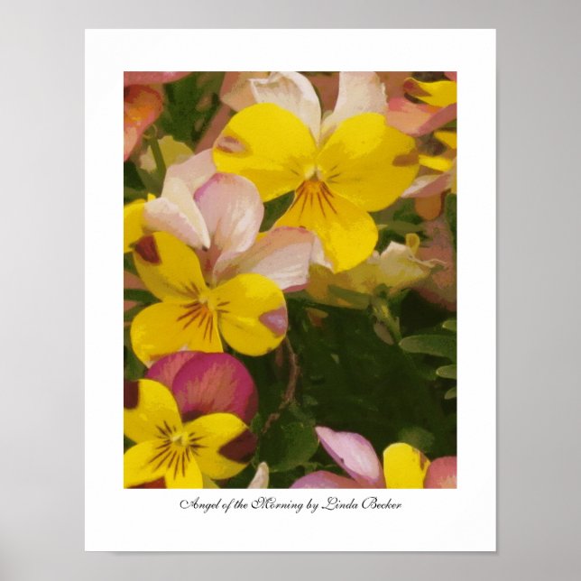 Engel der Morgenzeitung von Linda Becker Poster (Vorne)